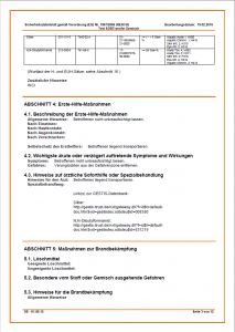 zeigt Seite 3 von Beispiel für SDB